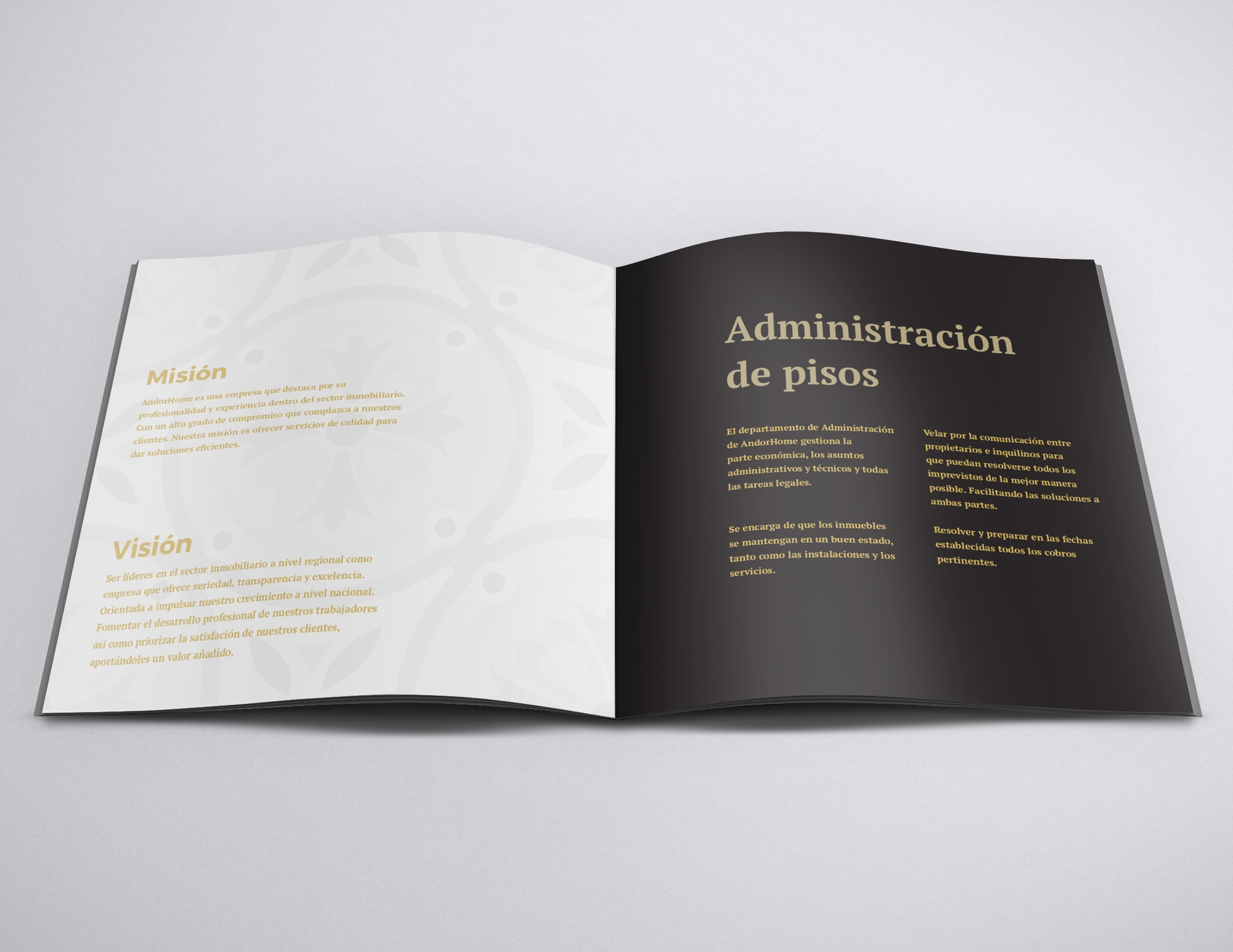 Mock-up – Brochure – 210 x 210 mm